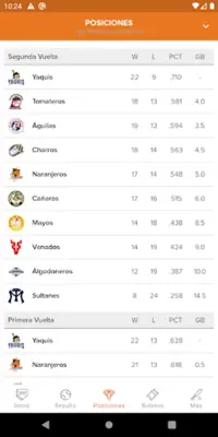 Naranjeros de Hermosillo Oficial android App screenshot 1